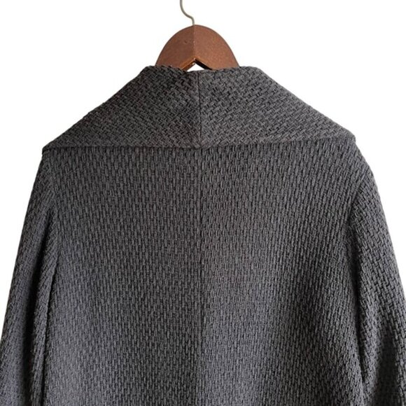 Eileen Fisher Wrap Jacket Size Small Soft Black - Picture 5 of 13